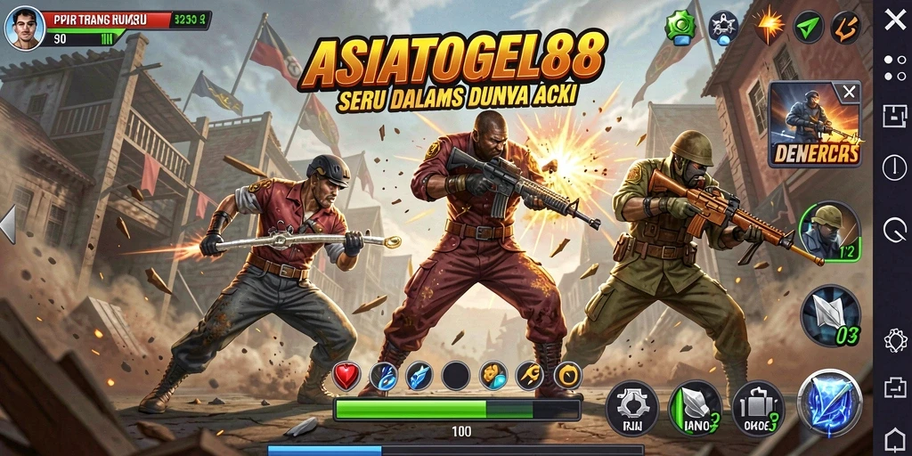 Tampilan gameplay seru dan mendebarkan dari ASIATOGEL88.