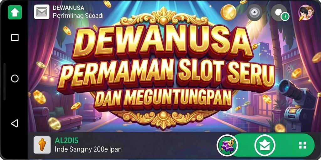 Tampilan gameplay DEWANUSA yang menarik dan penuh warna.