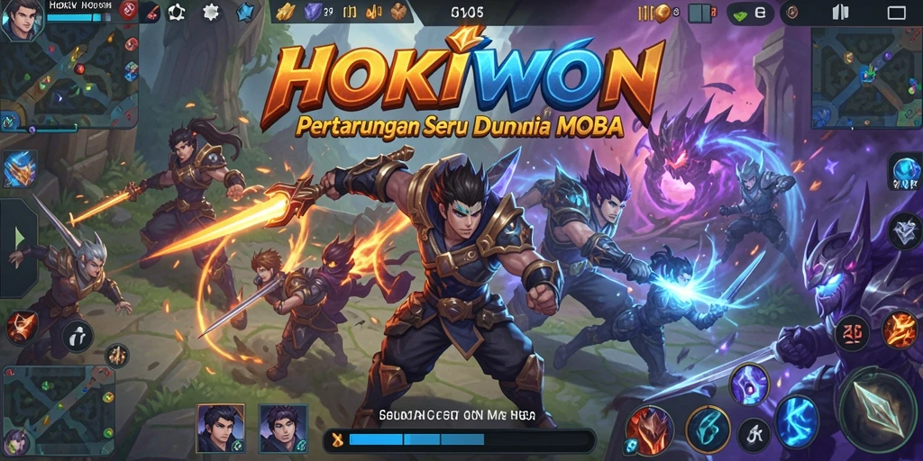 Tampilan seru dari gameplay HOKIWON yang menegangkan.