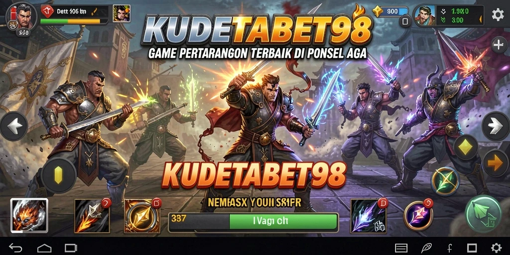 Tangkapan layar gameplay KUDETABET98 menampilkan pertarungan yang seru dan mendebarkan.