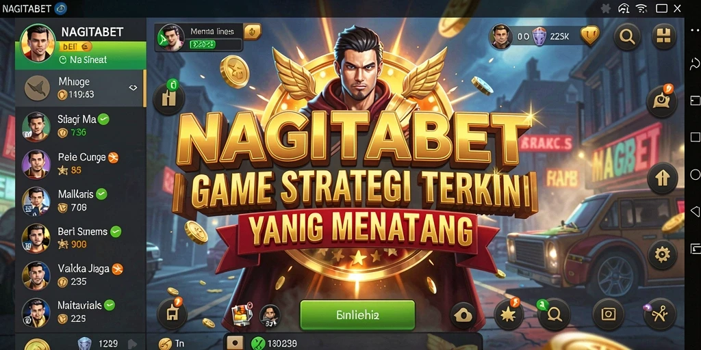 Screenshot gameplay NAGITABET menampilkan pertempuran strategis yang seru.
