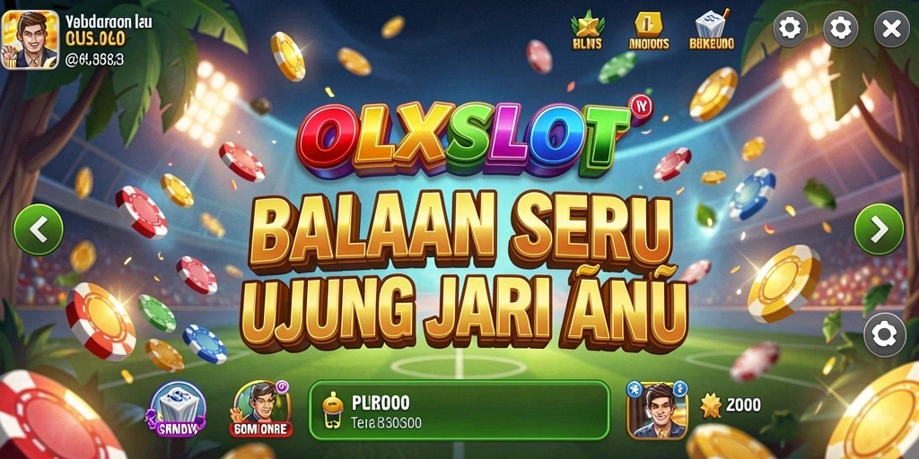 Tampilan permainan <strong>OLXSLOT</strong> dengan aksi balapan yang intens.